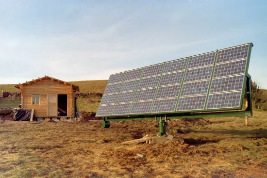 Iniciamos el Refugio del Aula Vital. Energía Fotovoltaica - Historia